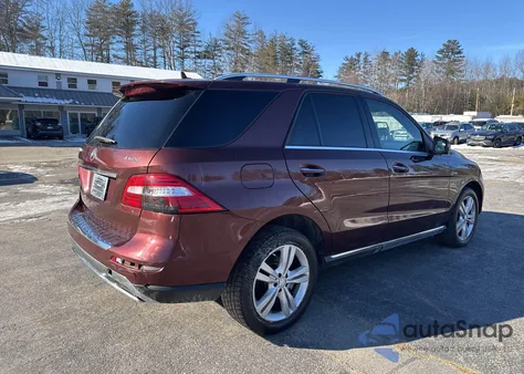 2013 Mercedes-Benz Ml 350 4Matic from USA, damaged, VIN 4JGDA5HB9DA116696